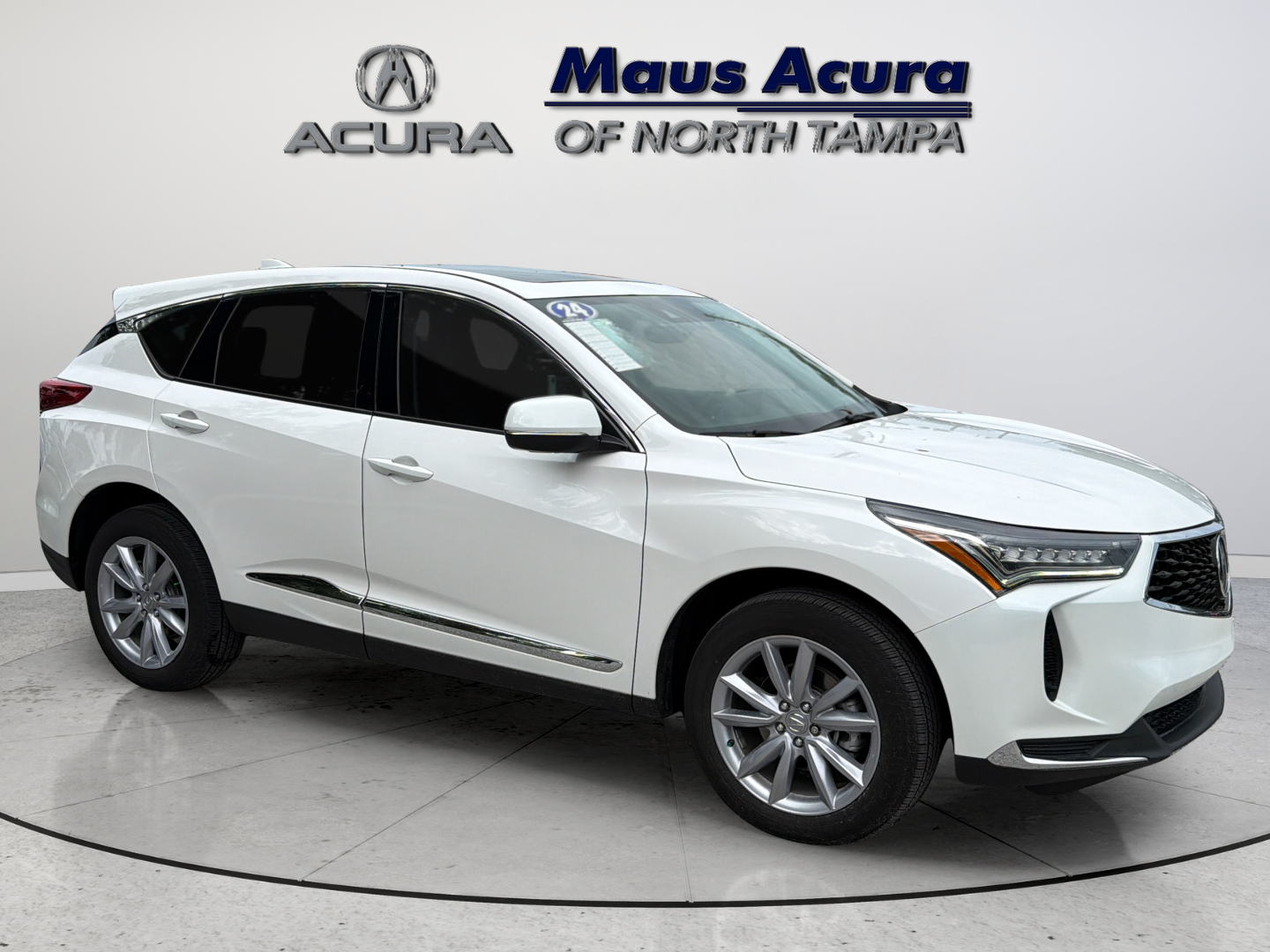 Used 2024 Platinum White Pearl Acura Base image 14