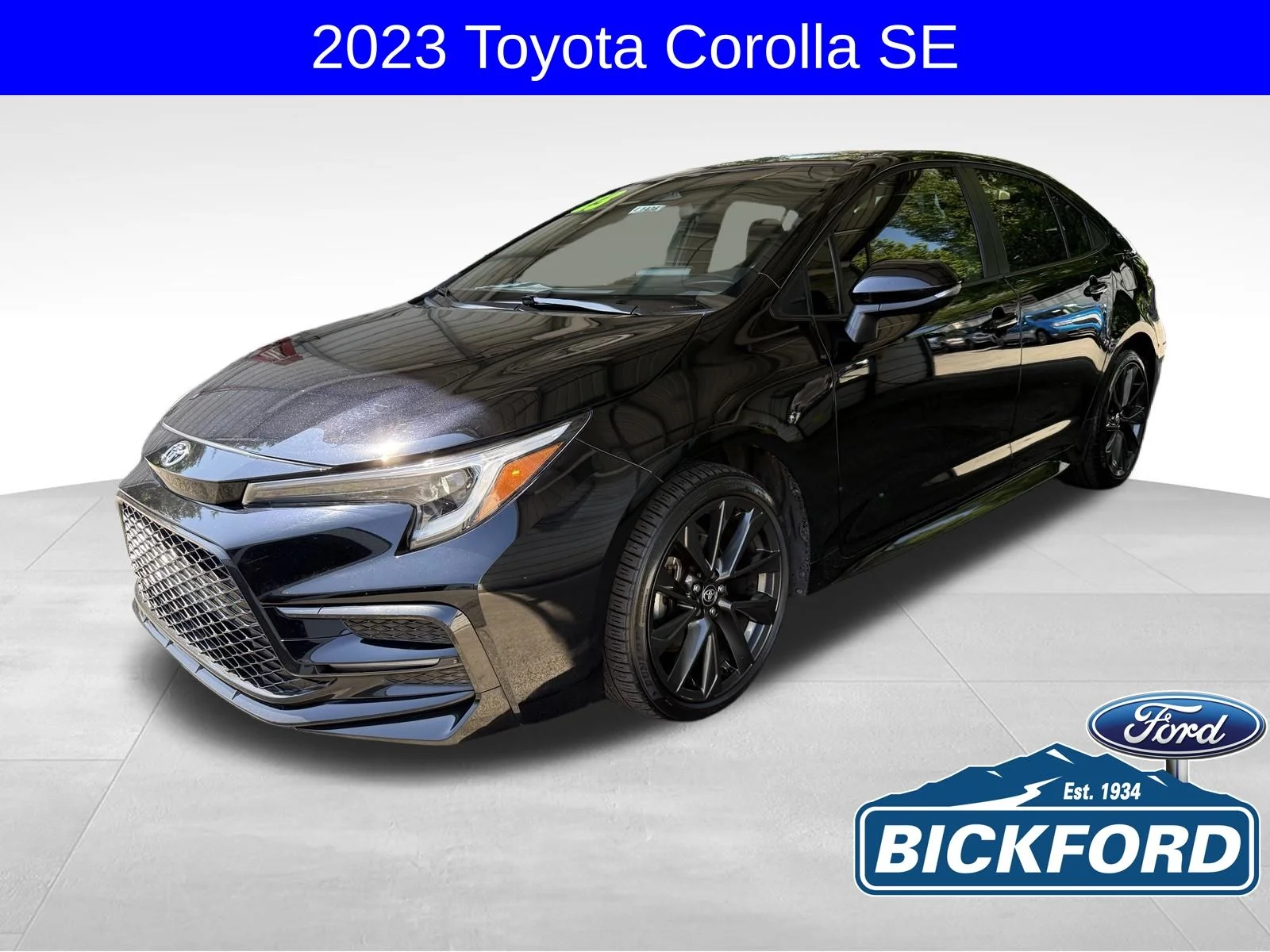 Used 2023 Black Toyota SE image 1