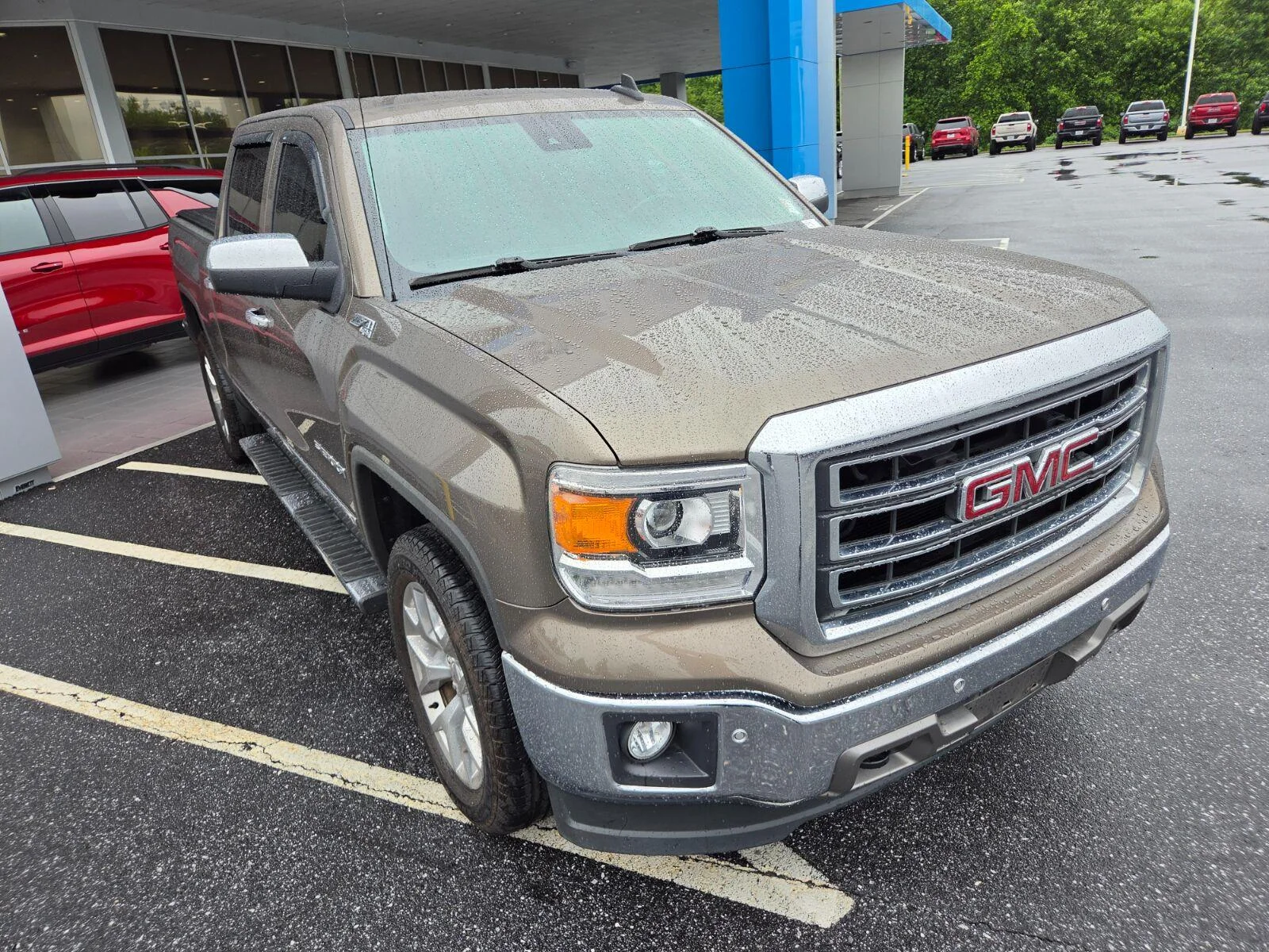 Used 2015 BRONZE ALLOY METALLIC GMC SLT image 3