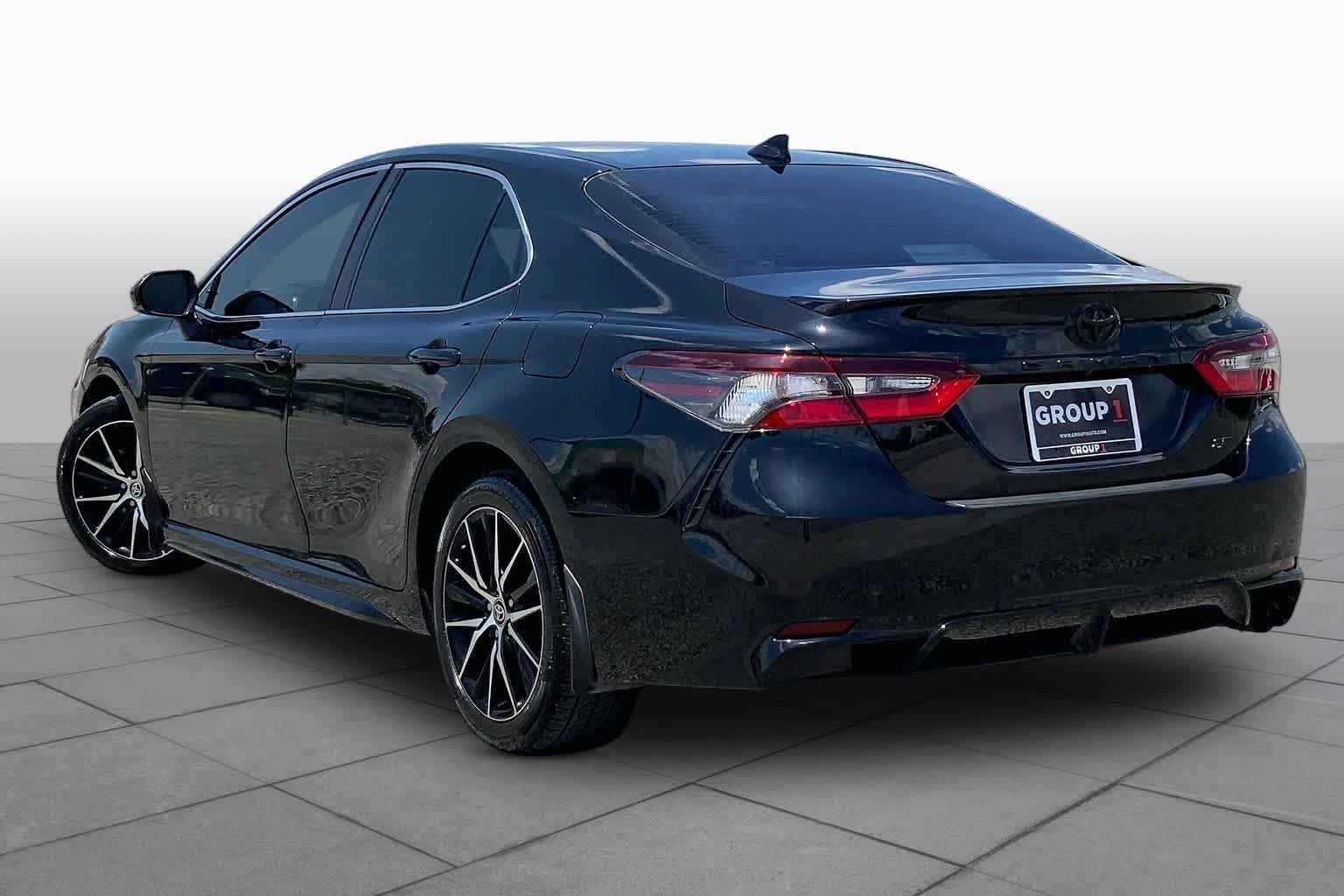 Used 2023 Midnight Black Metallic Toyota SE image 12