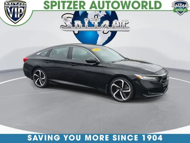 Used 2021 Black Honda Sport image 2