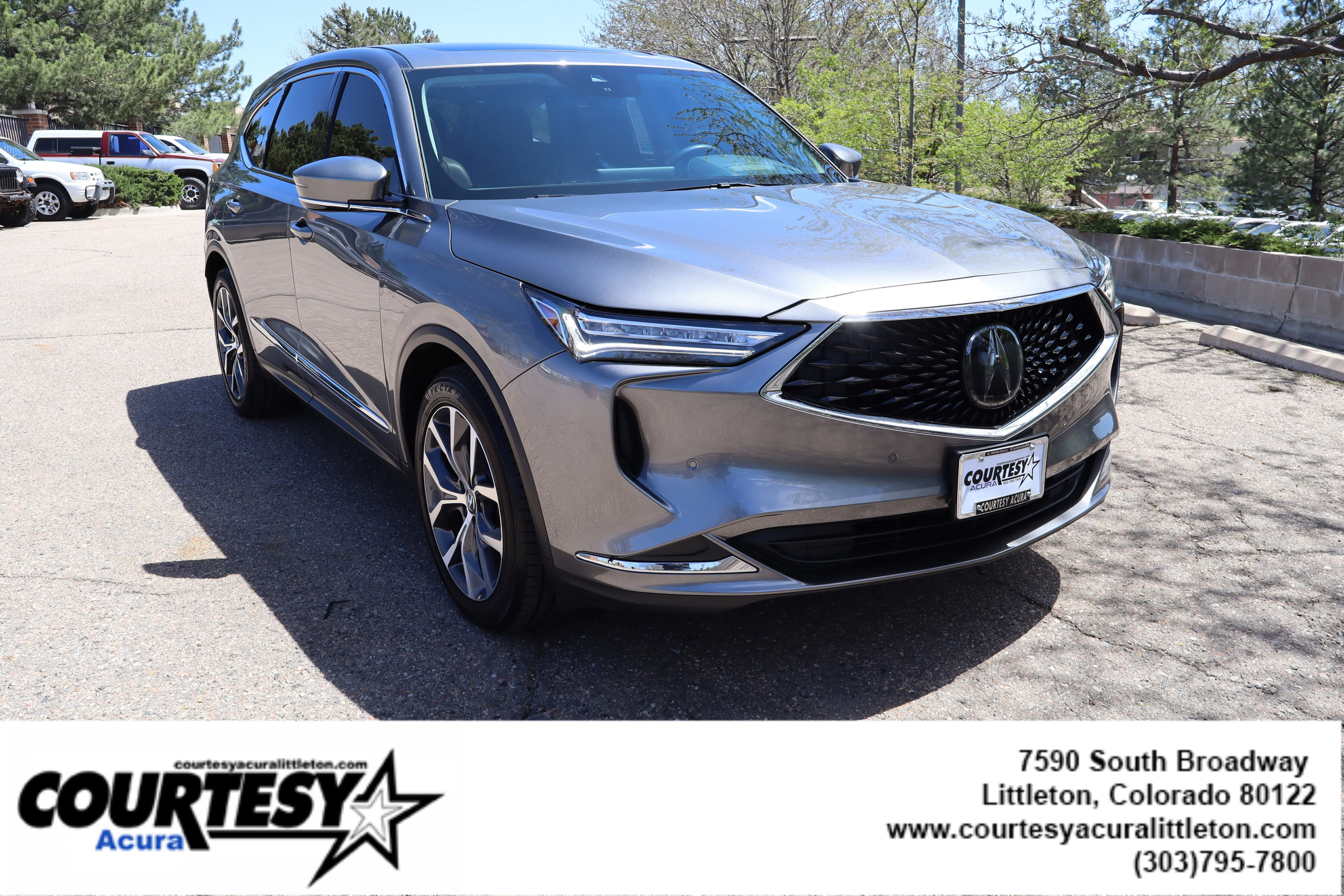 Used 2024 Liquid Carbon Metallic Acura SH-AWD TECH image 45