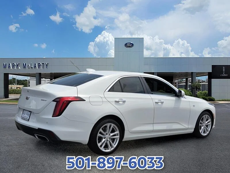 Used 2023 Summit White CADILLAC 4DR SDN LUXURY image 5