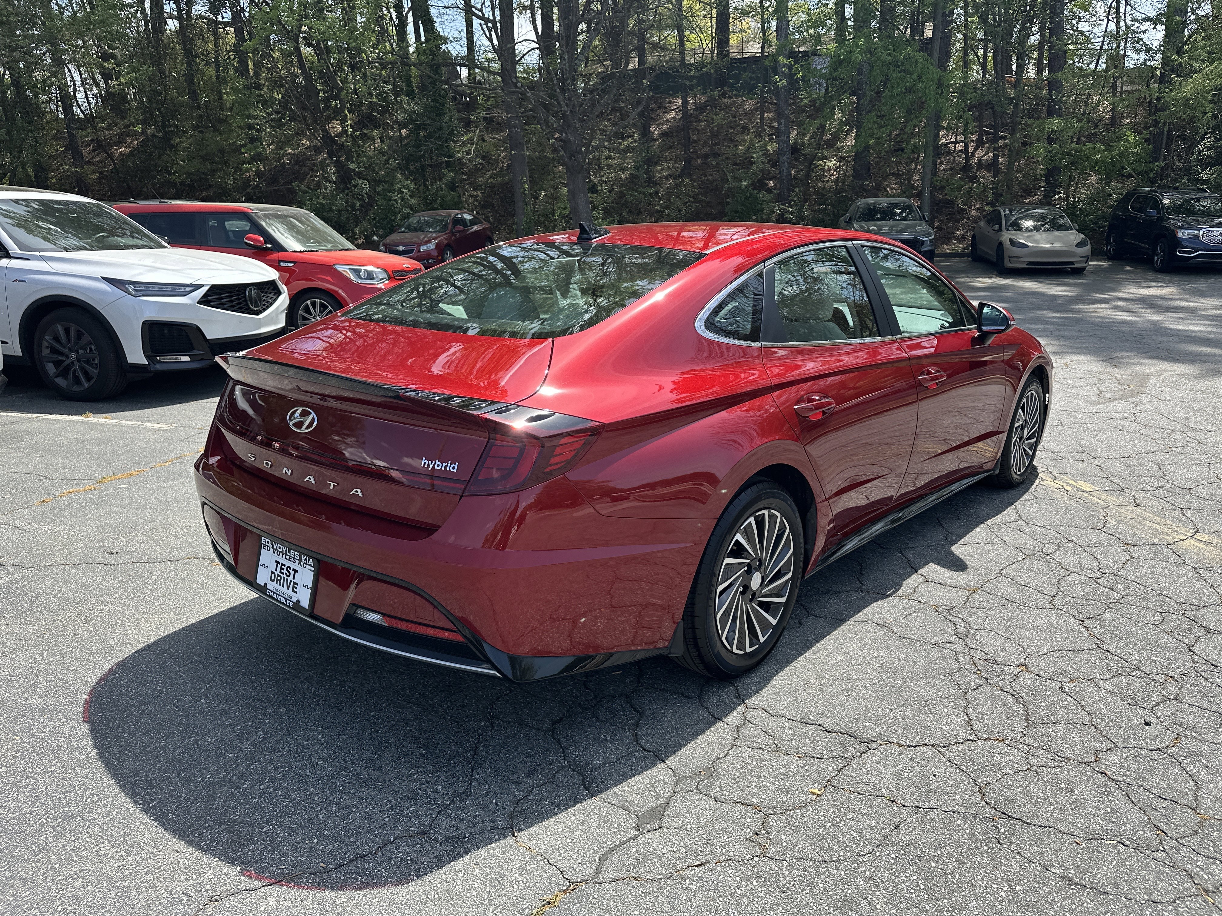 Used 2023 Ultimate Red Hyundai SEL image 5
