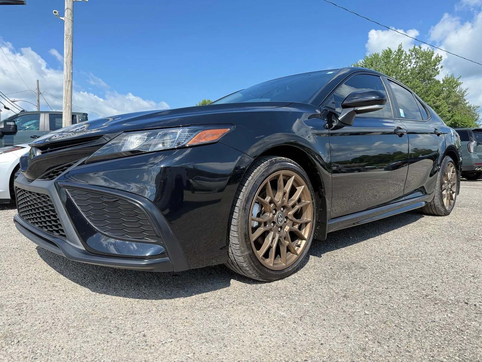 Used 2023 Black Toyota SE Nightshade image 2