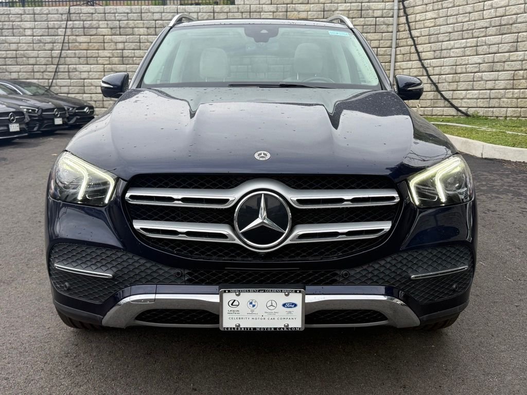 Certified Used 2022 Blue Mercedes-Benz GLE 350 image 2