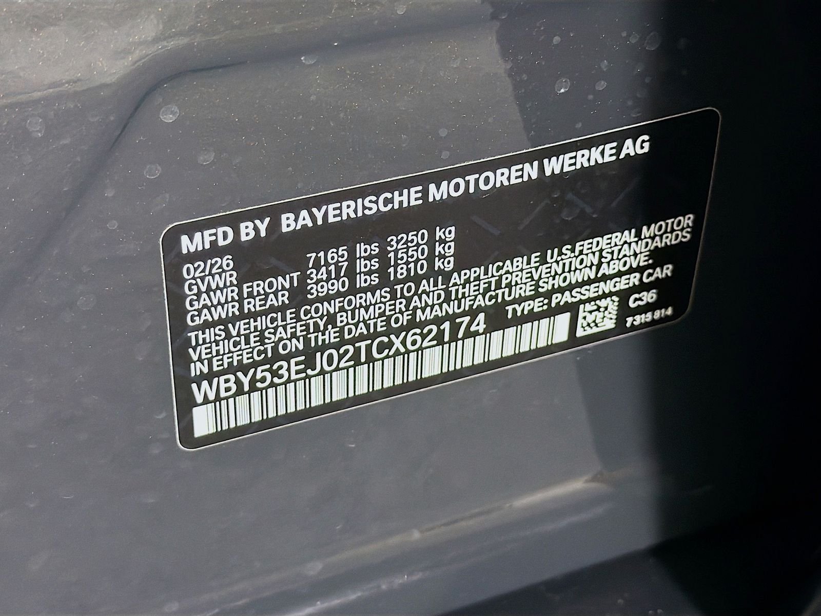 New 2026 Dravit Grey Metallic BMW xDrive60 image 33