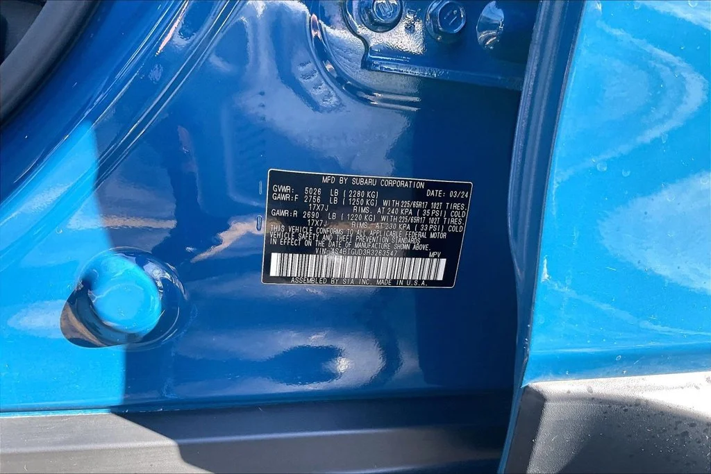 Used 2024 Blue Subaru Wilderness image 39