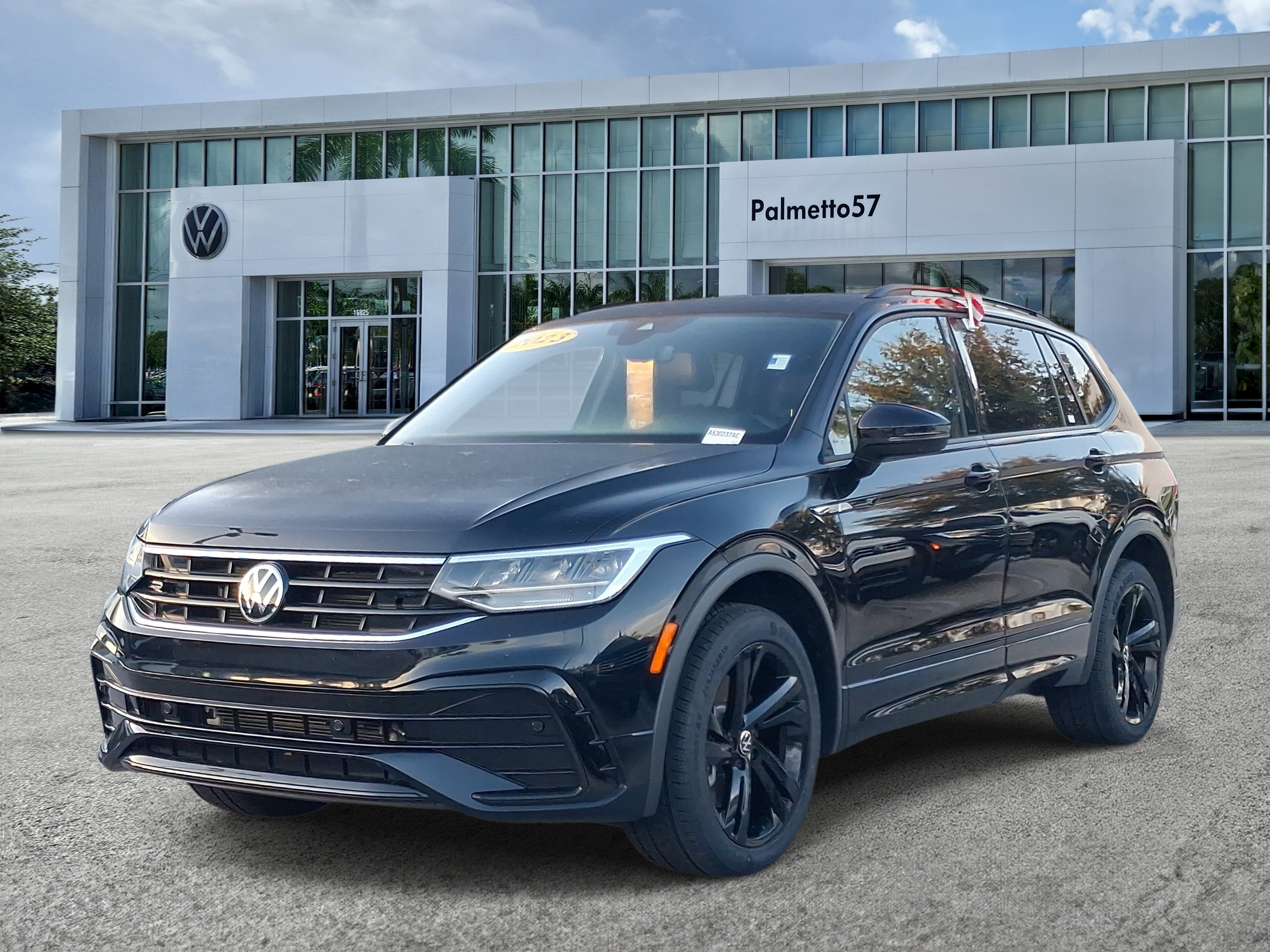 Certified Used 2023 Black Volkswagen 2.0T SE R-Line Black image 3