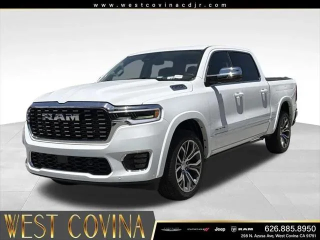 New 2026 Bright White Clear-Coat Exterior Paint RAM Tungsten image 1