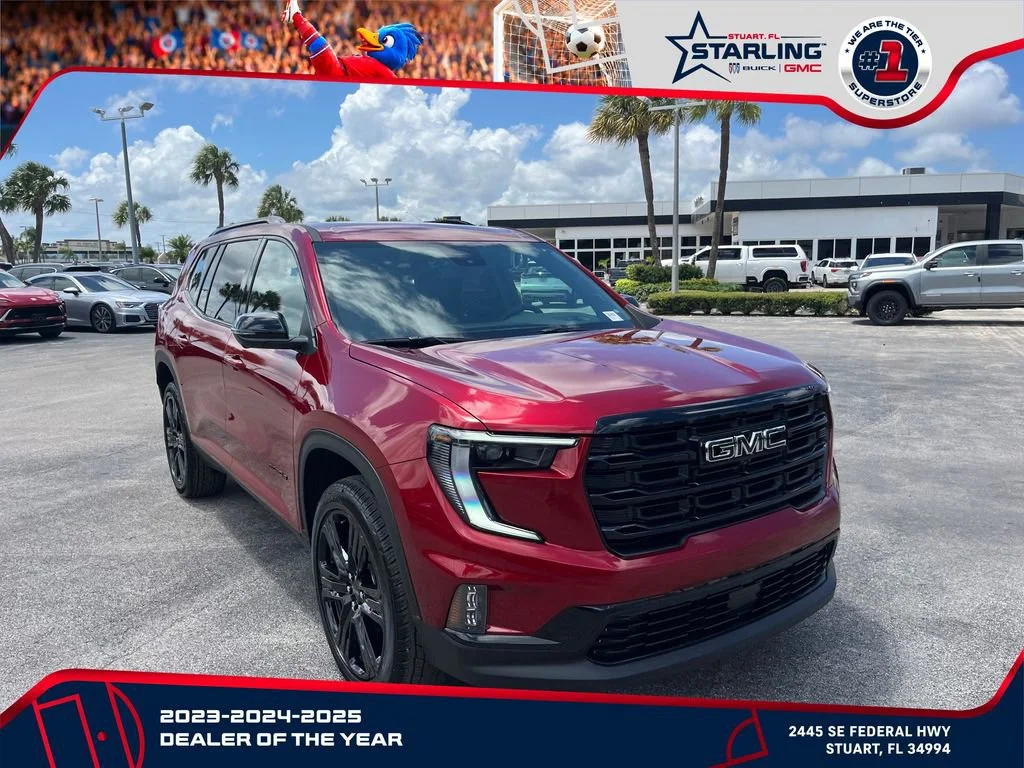 New 2026 Volcanic Red Tintcoat GMC Elevation image 3