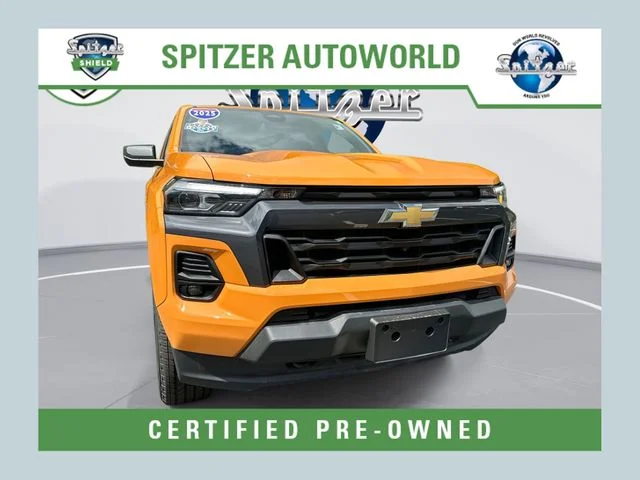 Certified Used 2025 Orange Chevrolet LT image 1