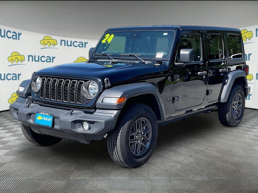 Used 2024 Black Clearcoat Jeep Sport S image 3