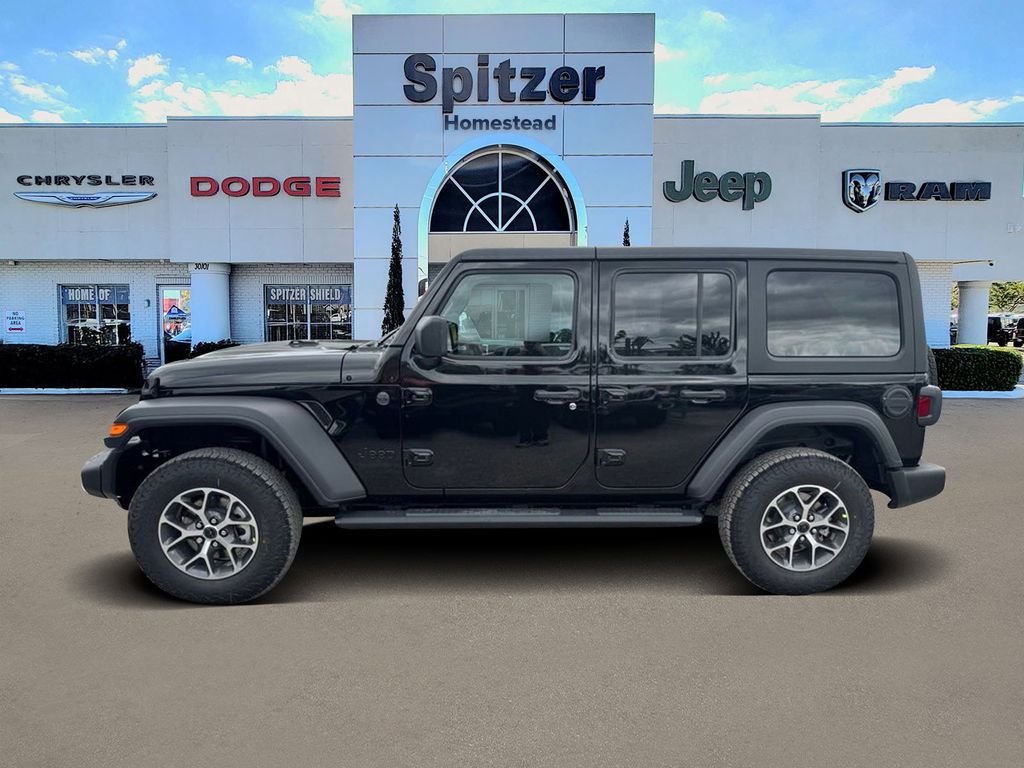 New 2025 Black Clear-Coat Exterior Paint Jeep Sport S image 4
