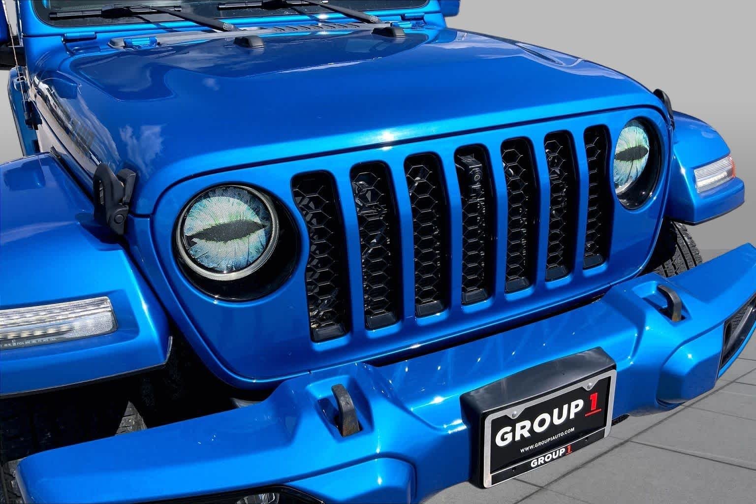 Used 2022 Hydro Blue Pearlcoat Jeep Unlimited High Altitude image 59