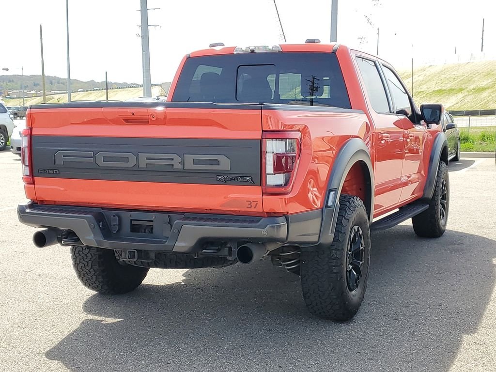 Used 2023 Orange Metallic Ford Raptor image 3