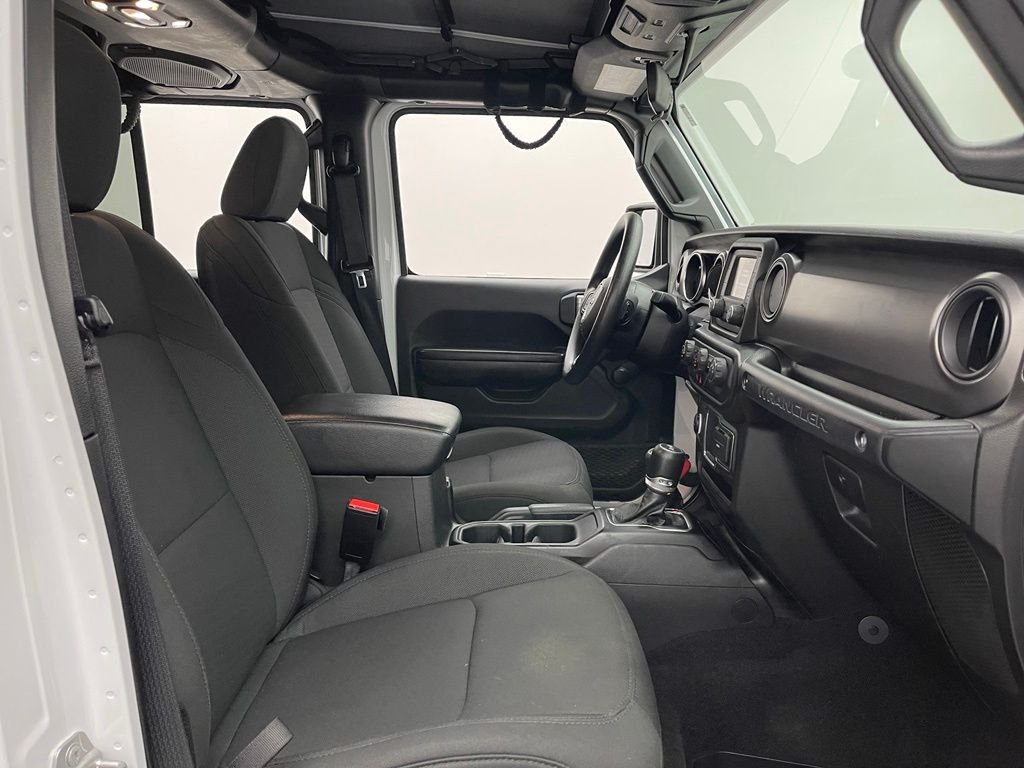 Used 2021 Bright White Clearcoat Jeep Unlimited Willys image 28