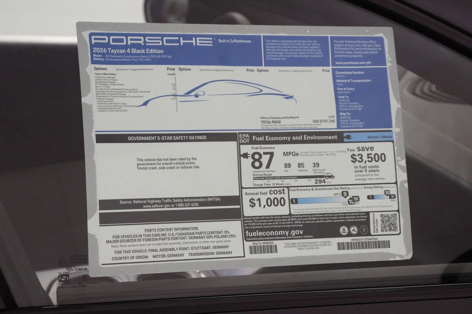 New 2026 Volcano Grey Metallic Porsche 4 image 25