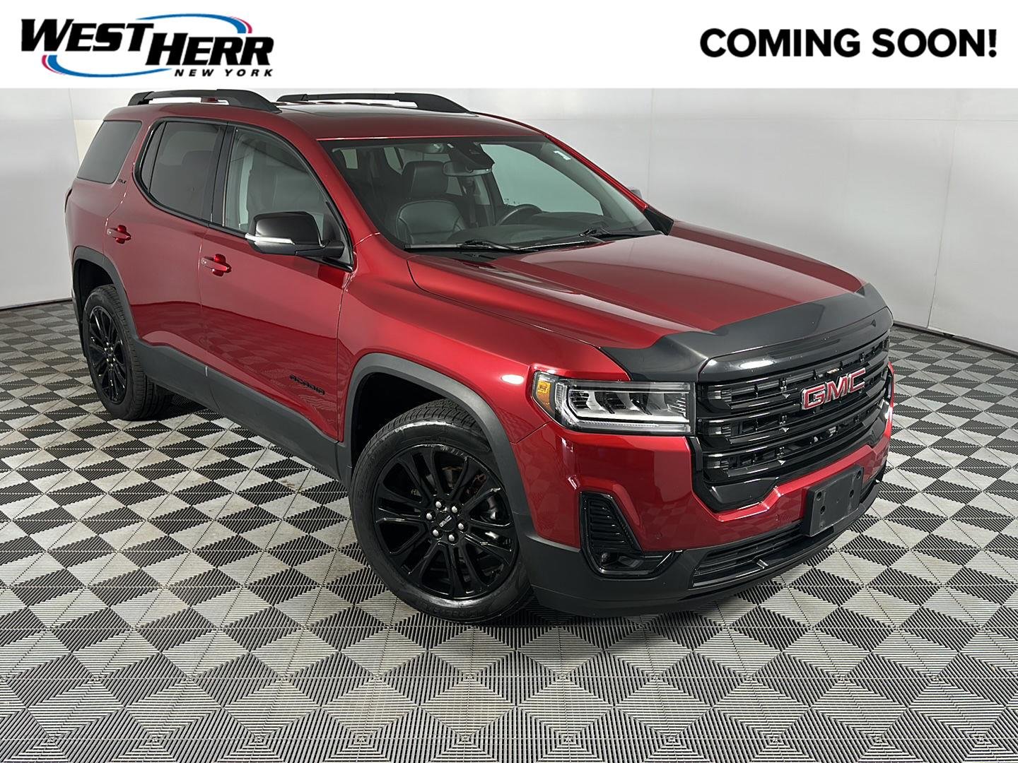 Used 2023 Volcanic Red Tintcoat GMC SLT image 1