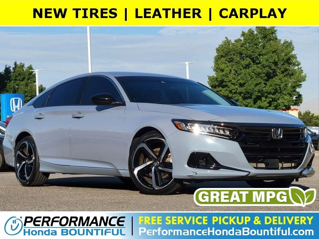 Used 2021 Gray Honda Sport SE image 1