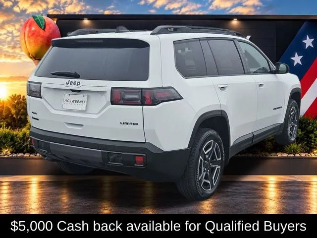 New 2026 Bright White Clear-Coat Exterior Paint Jeep Limited image 5