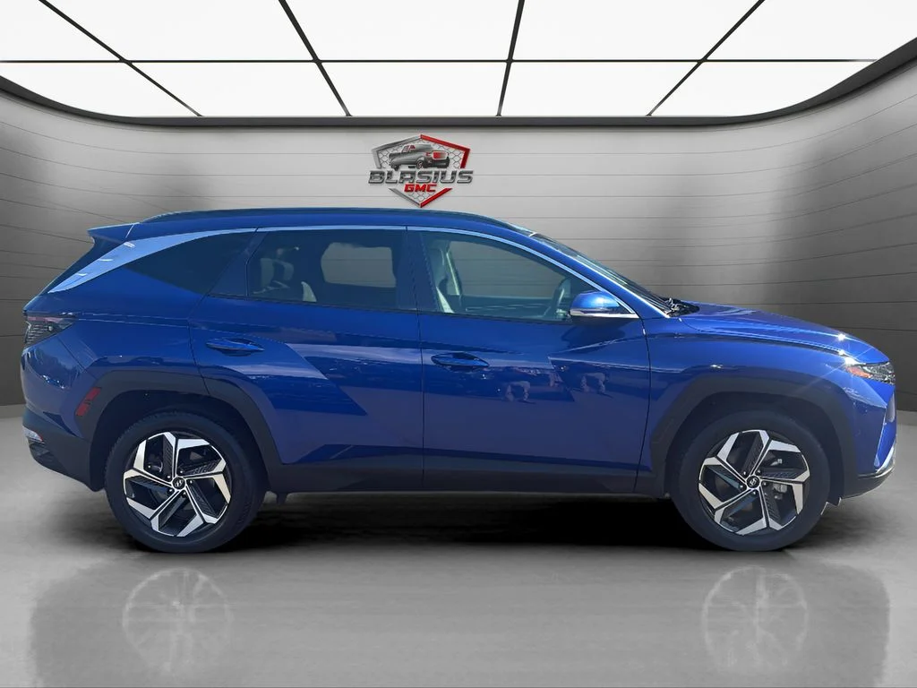 Used 2023 Blue Hyundai Limited image 6