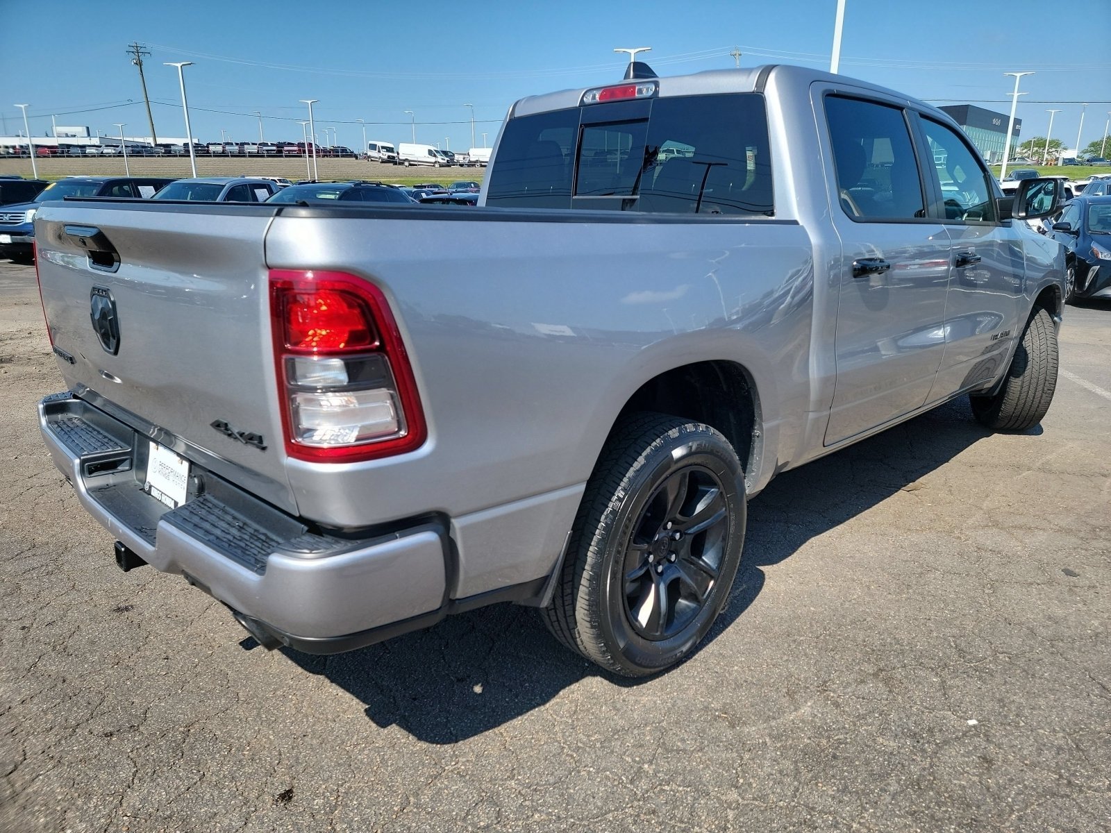 Used 2023 Billet Silver Metallic Clearcoat Ram Big Horn image 8