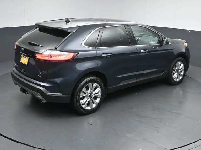 Certified Used 2024 Stone Blue Metallic Ford Titanium image 48