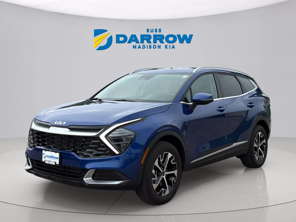 Certified Used 2024 Sapphire Blue Kia EX image 1