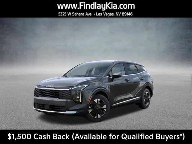 New 2026 Gray Kia LX image 1
