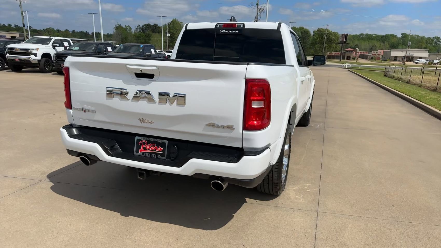Used 2025 Bright White Clearcoat Ram Lone Star image 8