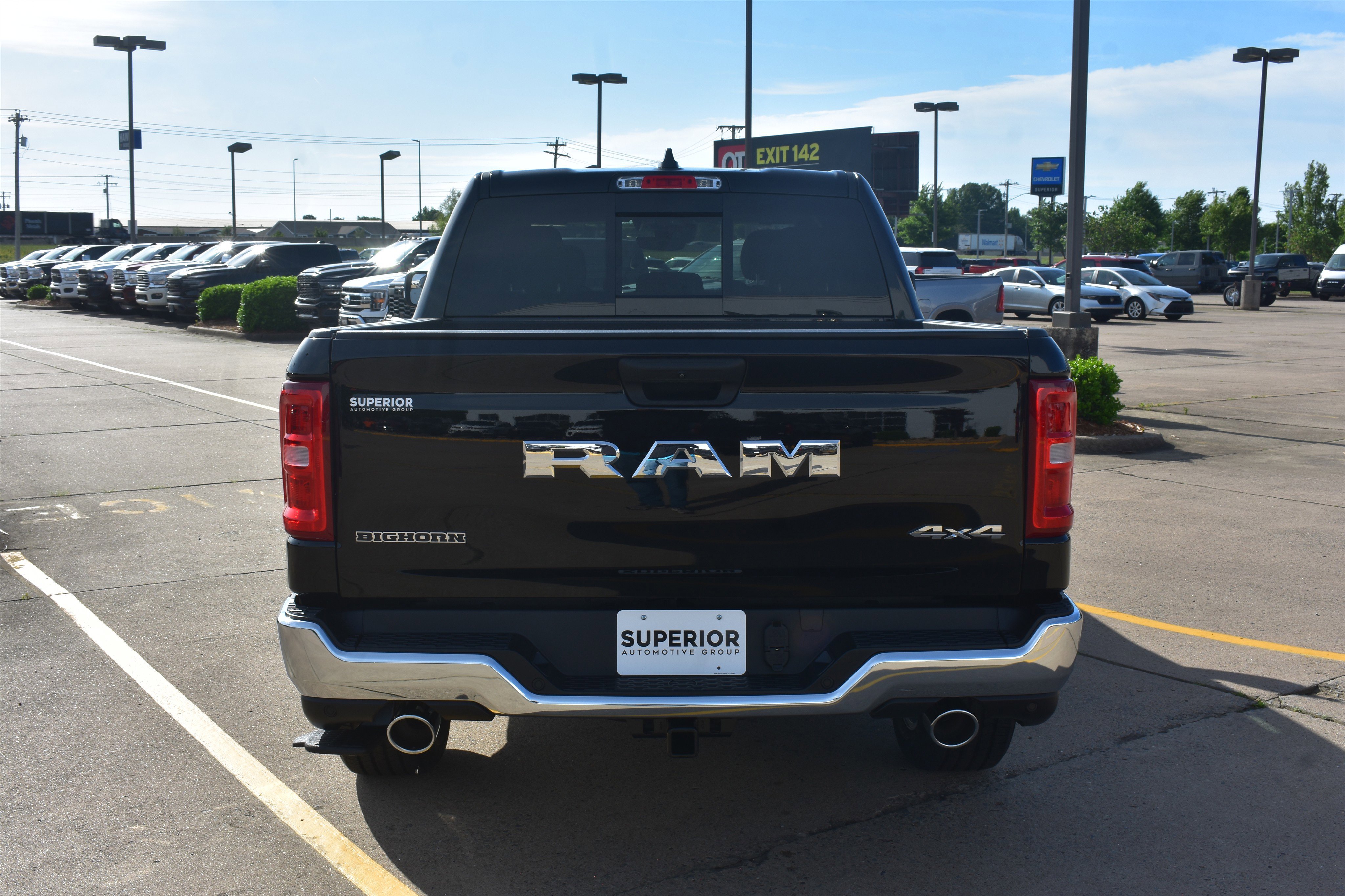 New 2026 Diamond Black Crystal Pearlcoat RAM Big Horn image 6