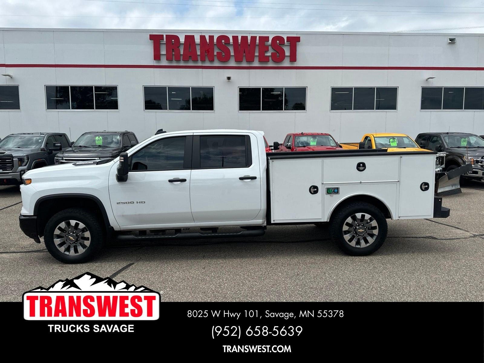 Used 2025 Chevrolet Silverado 2500HD Custom with VIN 1GC4KMEY5SF305673 for sale in Minneapolis, Minnesota
