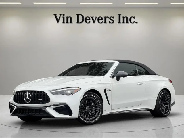 New 2026 MANUFAKTUR Moonlight White Metallic Mercedes-Benz AMG® CLE 53 4MATIC+ Cabriolet image 1