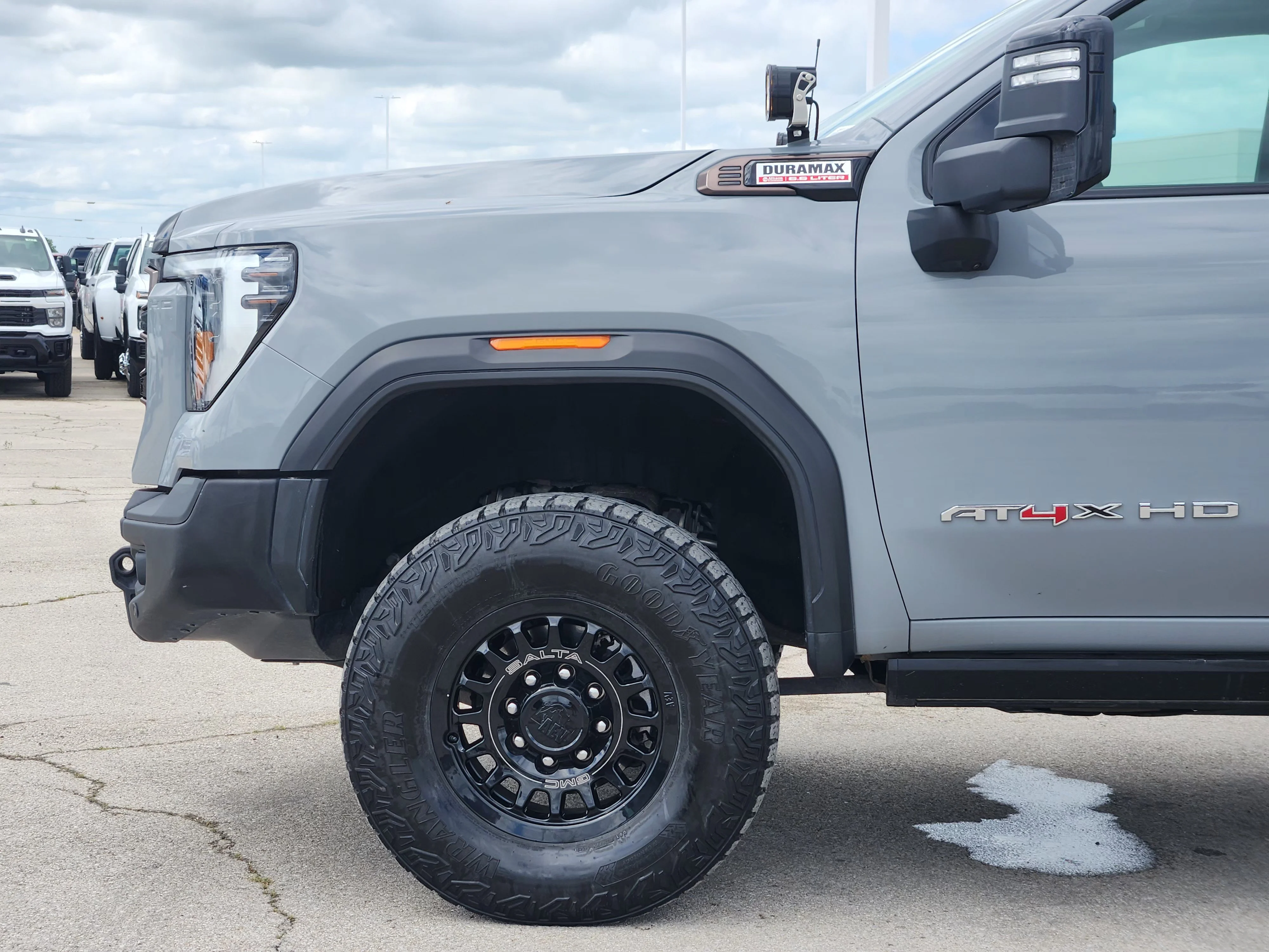 Used 2024 Thunderstorm Gray GMC AT4X AEV EDITION image 9