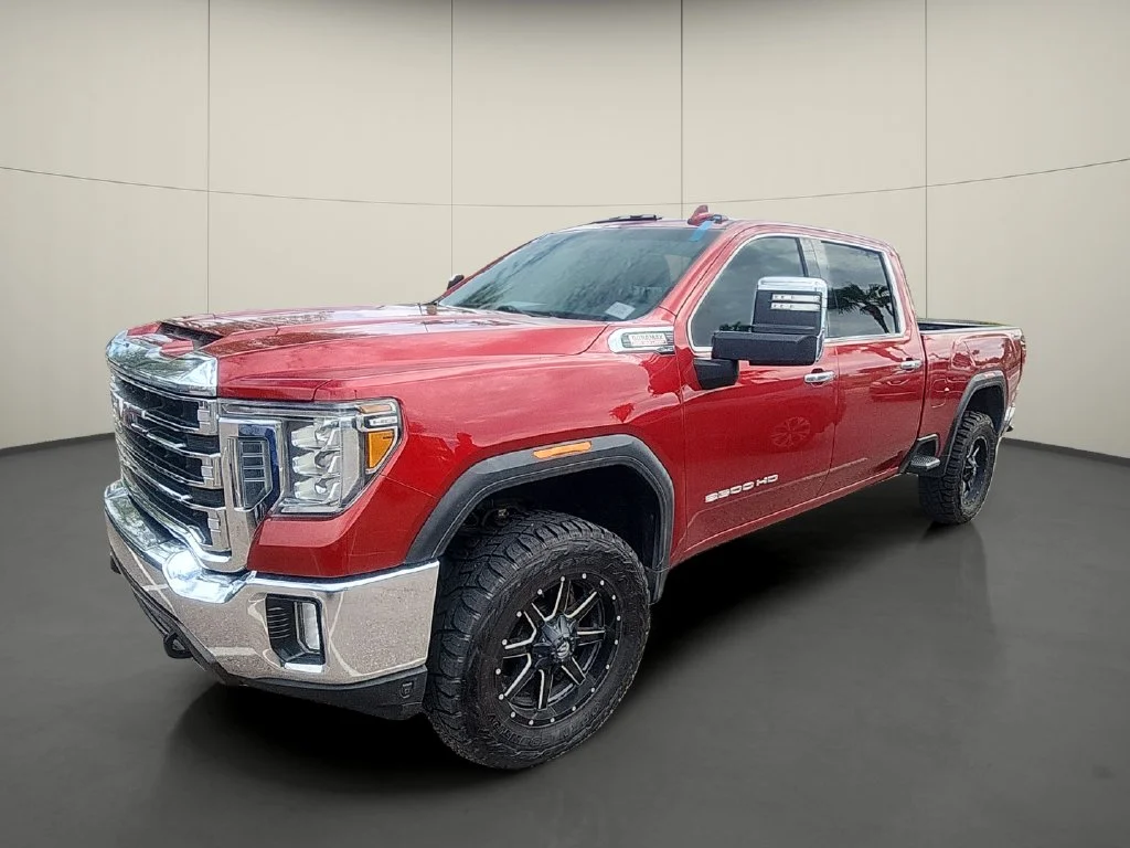 Used 2021 Red GMC SLT image 3