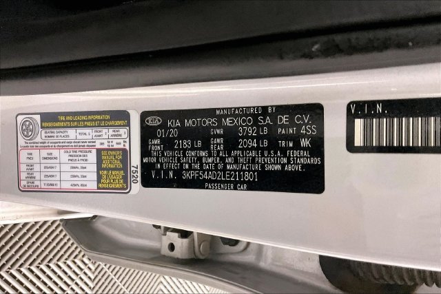 Used 2020 Silver Kia EX image 17