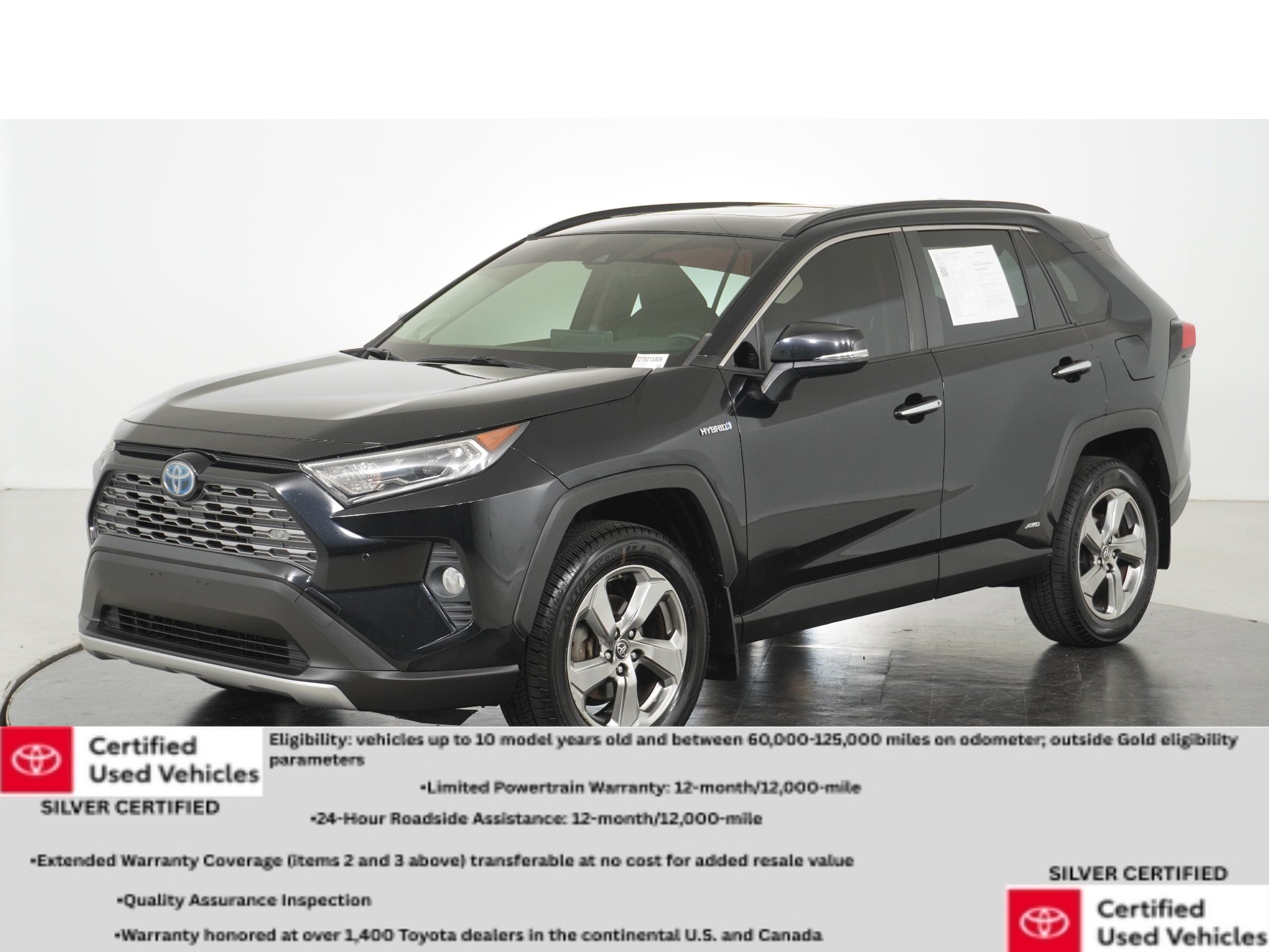 Used 2019 Midnight Black Metallic Toyota Hybrid Limited image 8