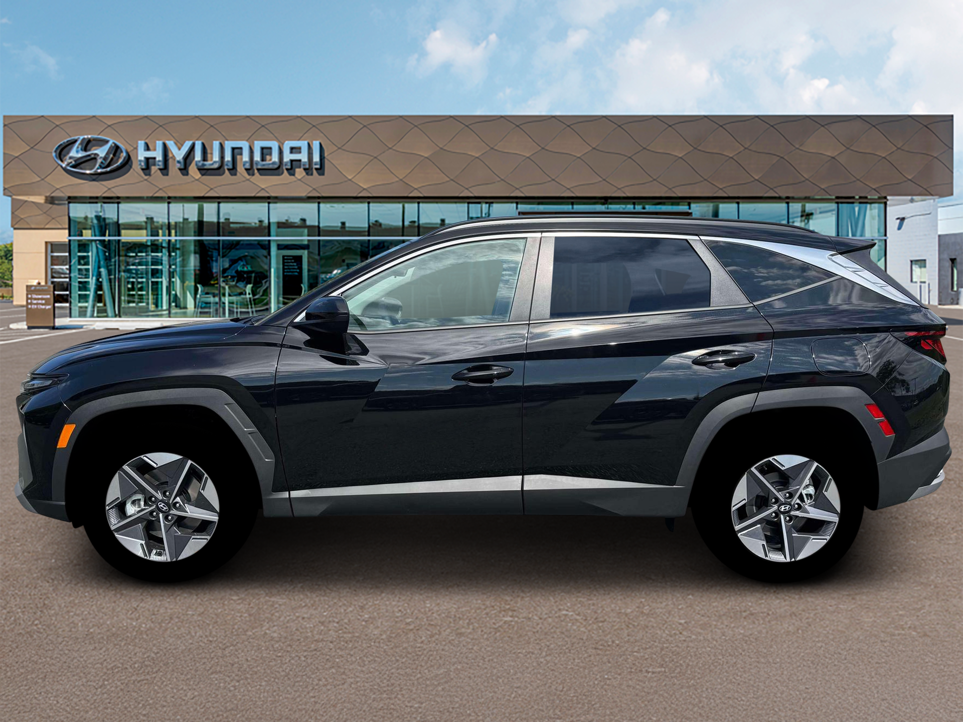 New 2026 Black Hyundai SEL AWD image 3