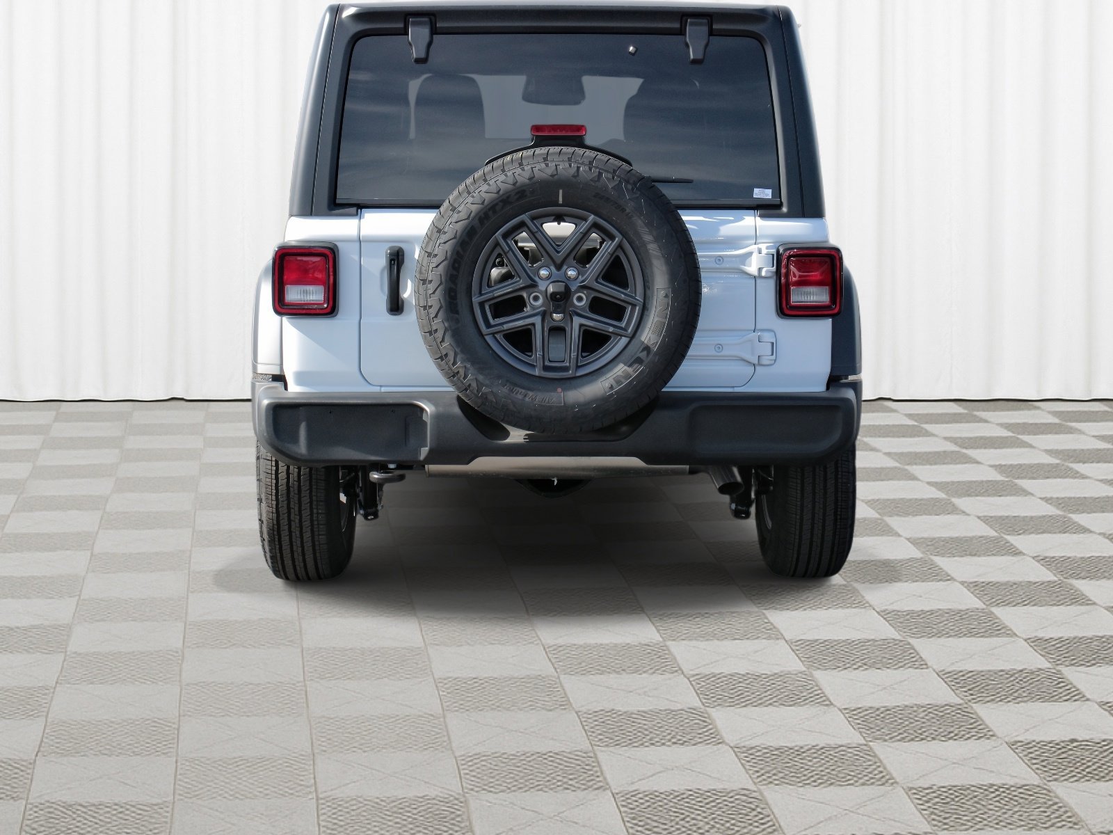 New 2026 Bright White Clear-Coat Exterior Paint Jeep Sport S image 30