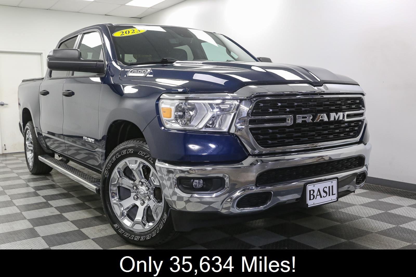 Used 2023 Patriot Blue Pearlcoat Ram Big Horn image 2