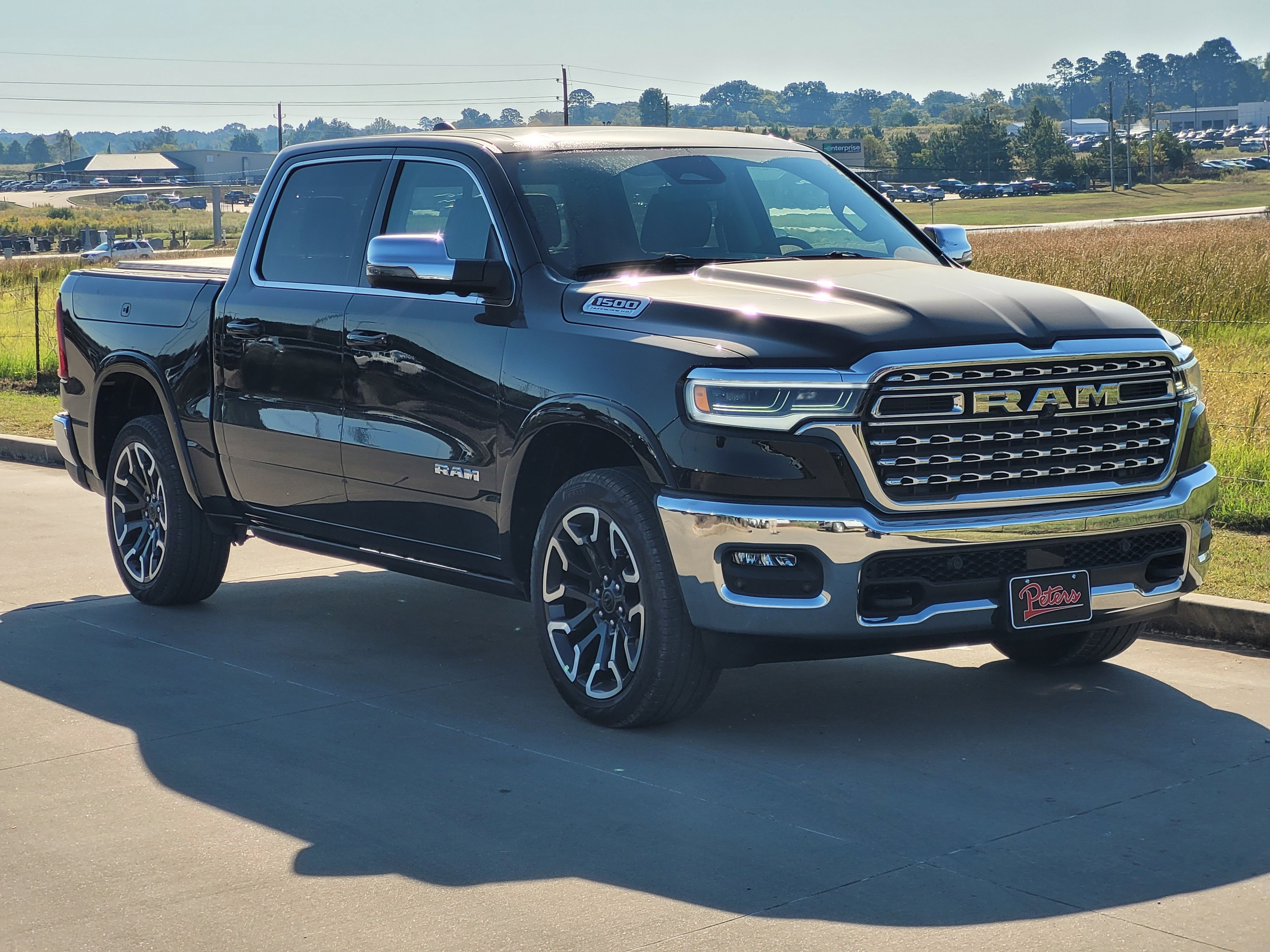 New 2026 Diamond Black Crystal Pearlcoat Ram Longhorn image 1