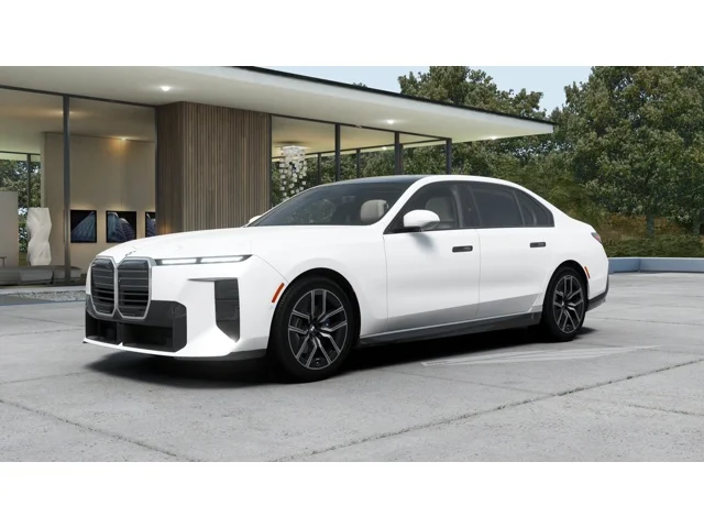 New 2027 Mineral White Metallic BMW 740i xDrive image 1