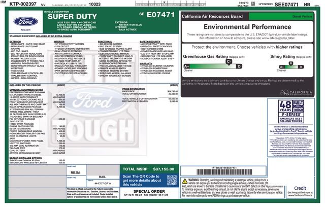 Used 2025 Blue Ford Lariat image 9