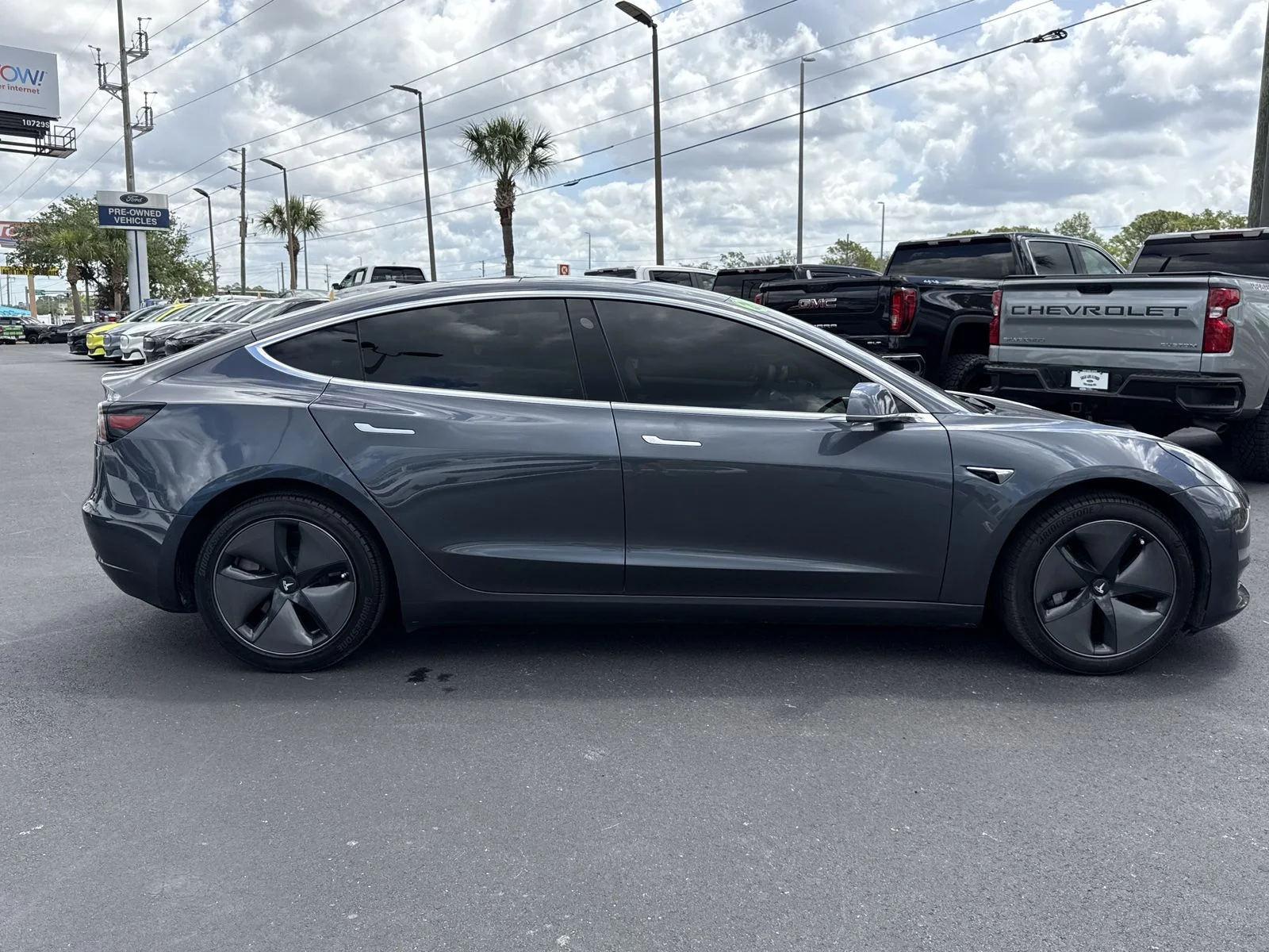 Used 2020 Tesla Model 3 Base with VIN 5YJ3E1EB3LF710837 for sale in Spring Hill, FL