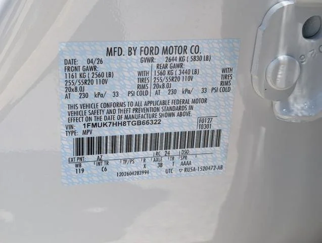 New 2026 Star White Metallic Tri-Coat Ford Platinum™ image 26
