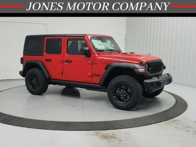 New 2026 Red Jeep Willys image 1