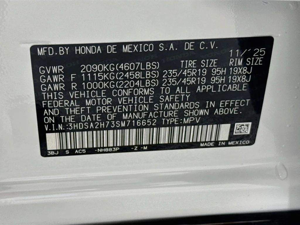 Certified Used 2025 Platinum White Pearl Acura AWD A-SPEC Advance image 33