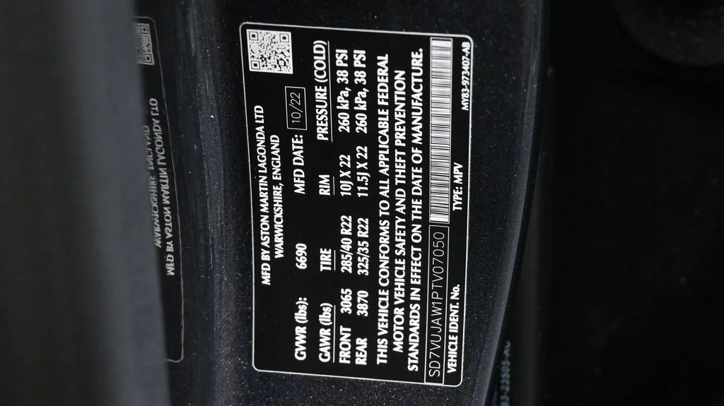 Used 2023 Gray Aston Martin Base image 26