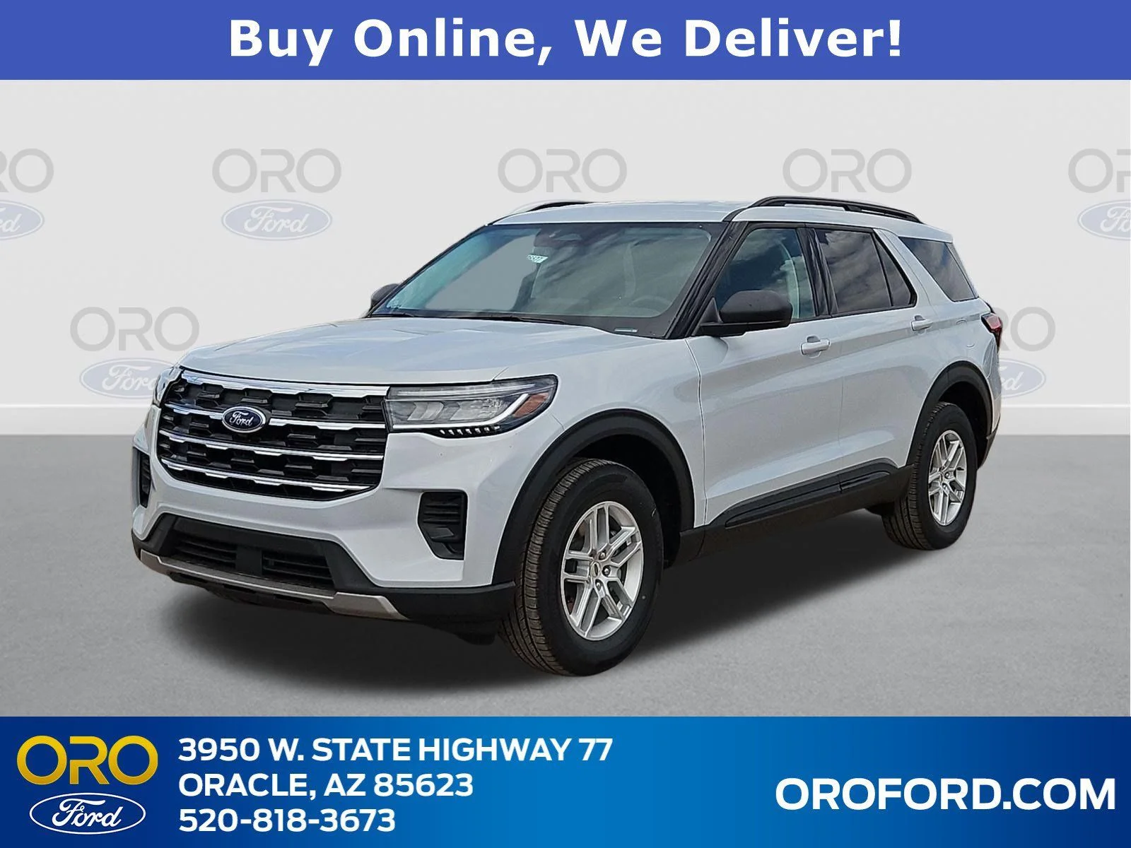 New 2026 Space White Metallic Ford Active image 1